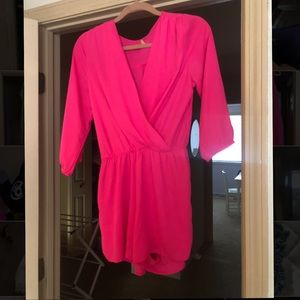 Pink Party Romper